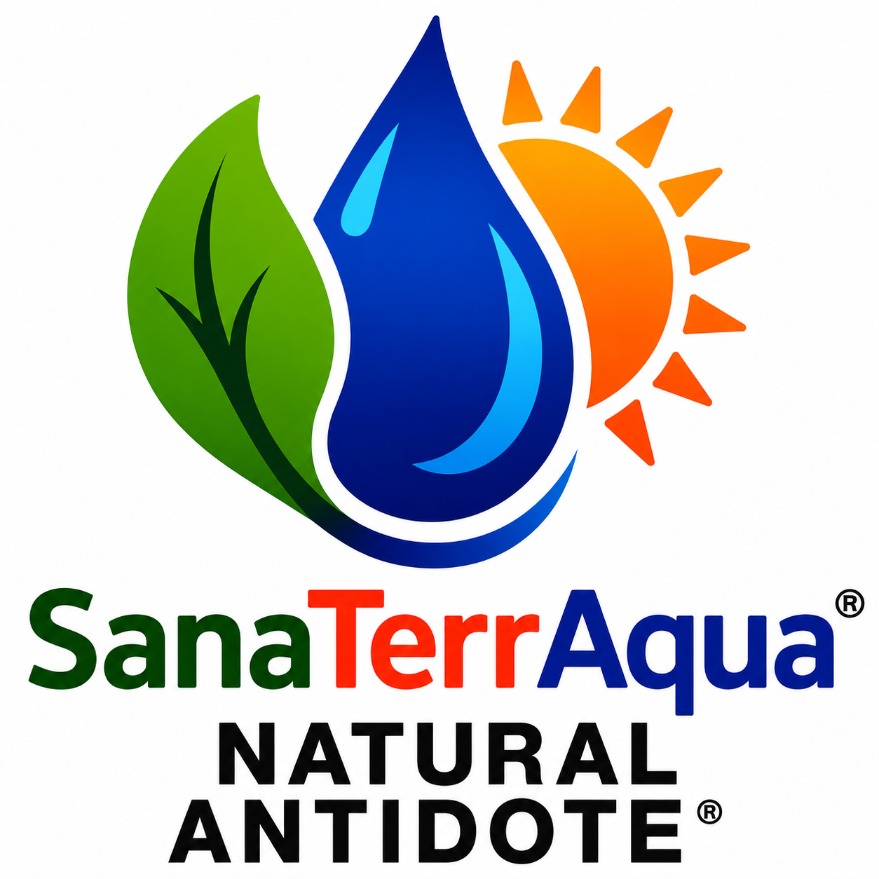 SanaTerrAqua NATURAL ANTIDOTE logo